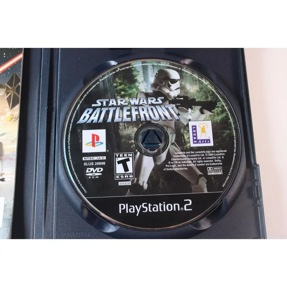 Star Wars Battlefront (Sony Playstation 2, PS2) Authentic, Complete, Tested